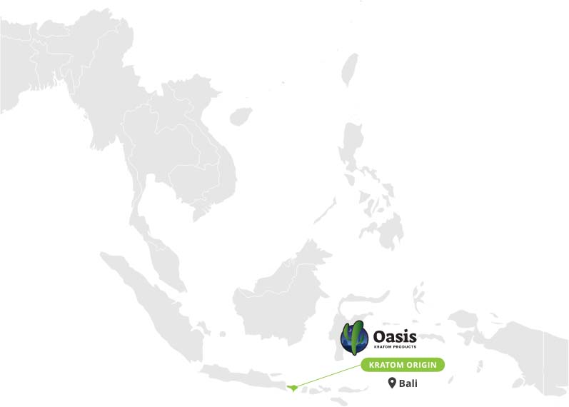 Origin of Gold Bali Kratom Powder - By Oasis Kratom