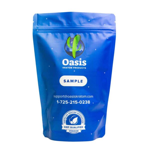 White Borneo Kratom Powder- product packaging front image - Oasis Kratom