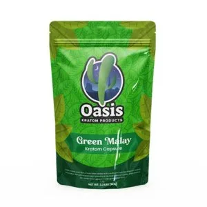 Buy High-Quality Kratom For Sale | Oasis Kratom 22 Green Malay Capsules