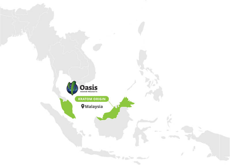 Origin of Green Malay Capsules - By Oasis Kratom