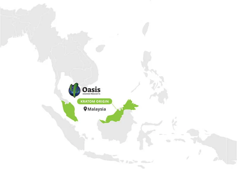 Origin of Green Malay Capsules - By Oasis Kratom