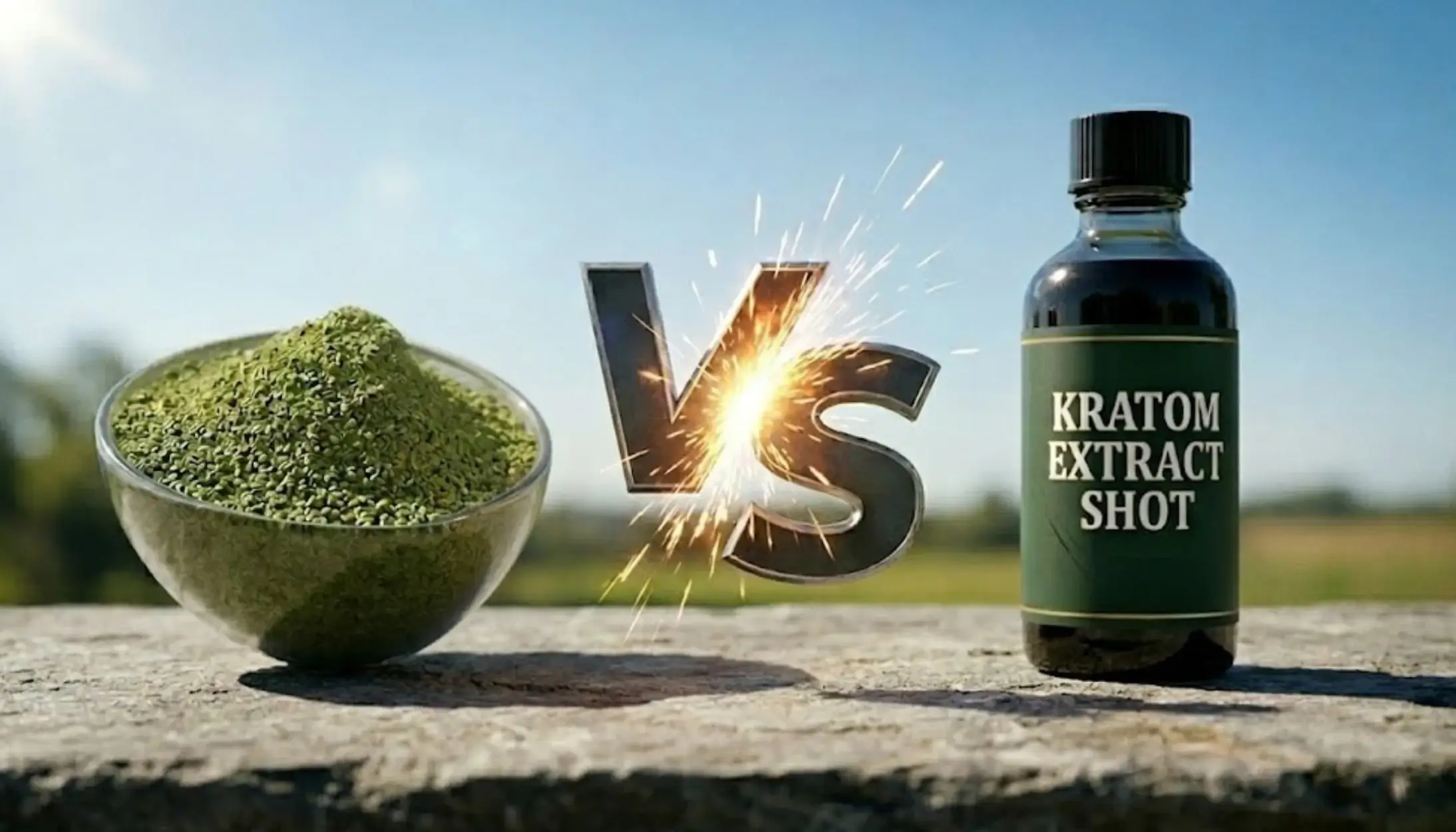Kratom extract vs powder
