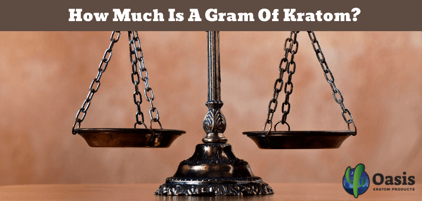How much is a gram of Kratom?
