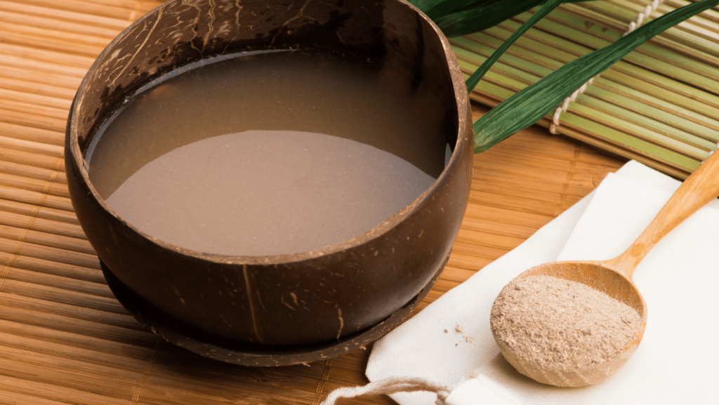 Kava root tea powder