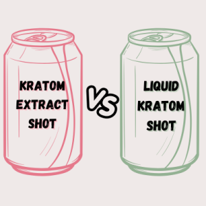 Kratom Extract shot vs liquid kratom shot