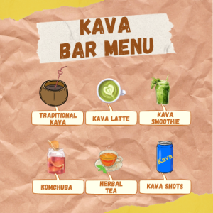 kava bar menu