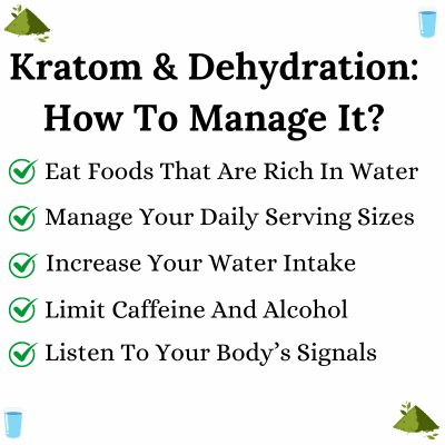 Kratom and dehydration