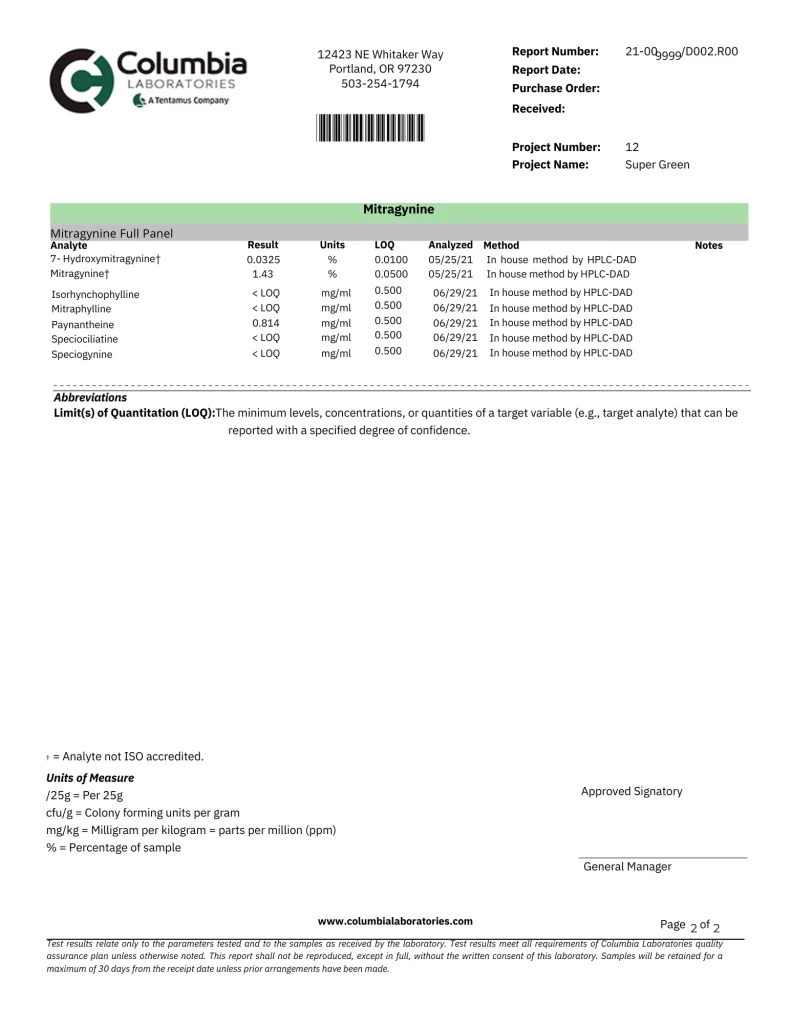 how to read lab test report