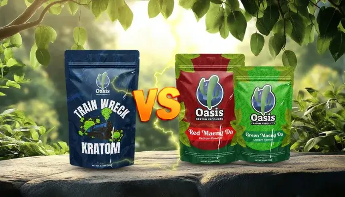 Trainwreck Kratom vs Maeng Da Kratom