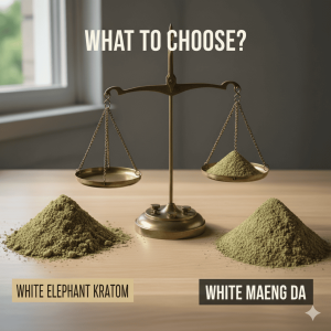 White Elephant Kratom Guidebook – Strain Overview & Insights 3 White elephant Kratom vs white maeng da kratom